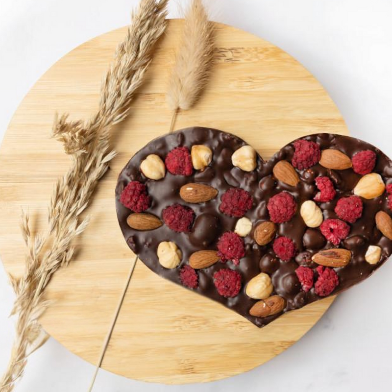 Chocoladehart | Puur + Frambozen