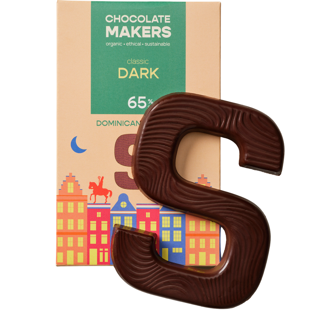 Sintletter 65% cacao | Pure chocolade