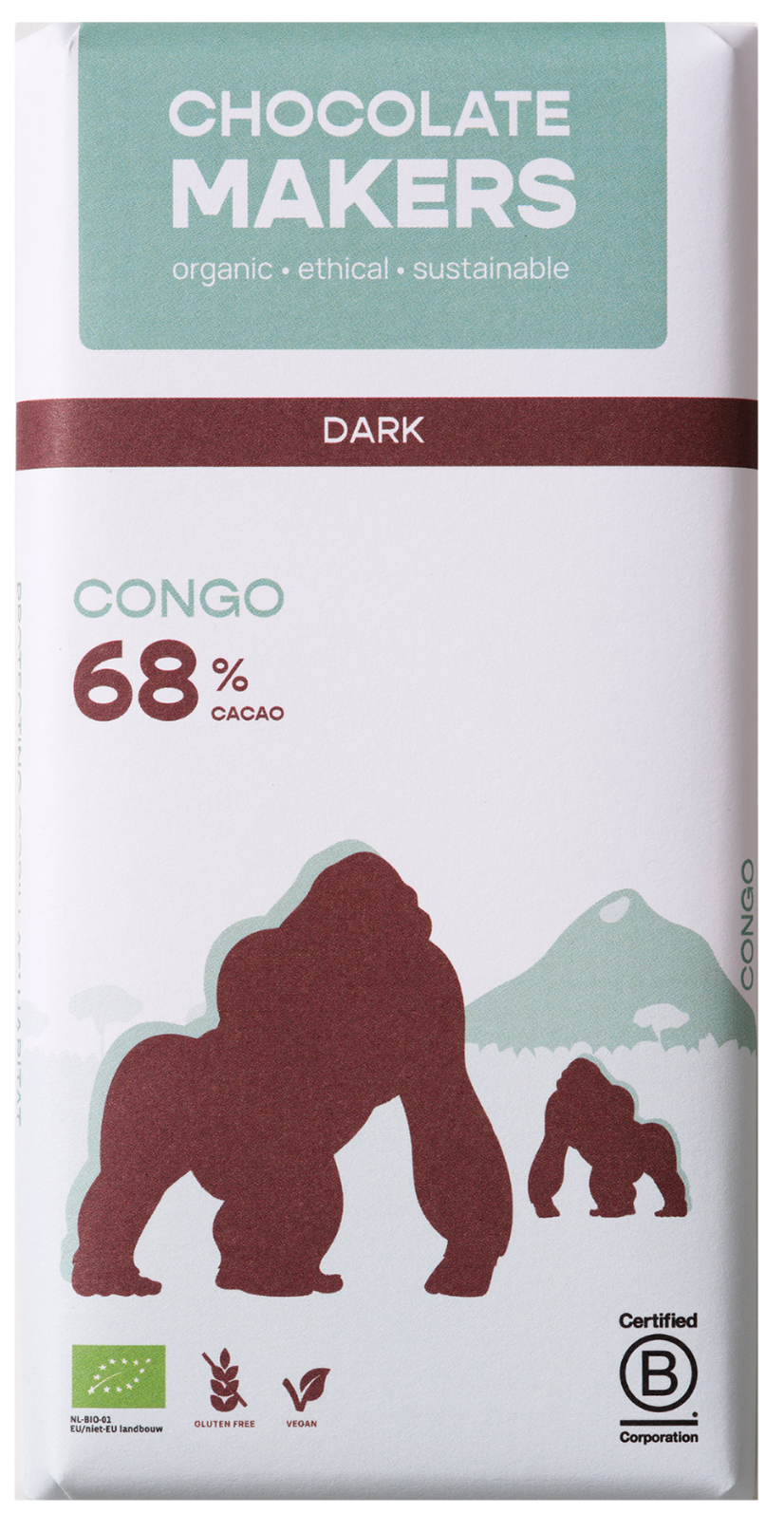 Congo 68% cacao | Pure chocolade