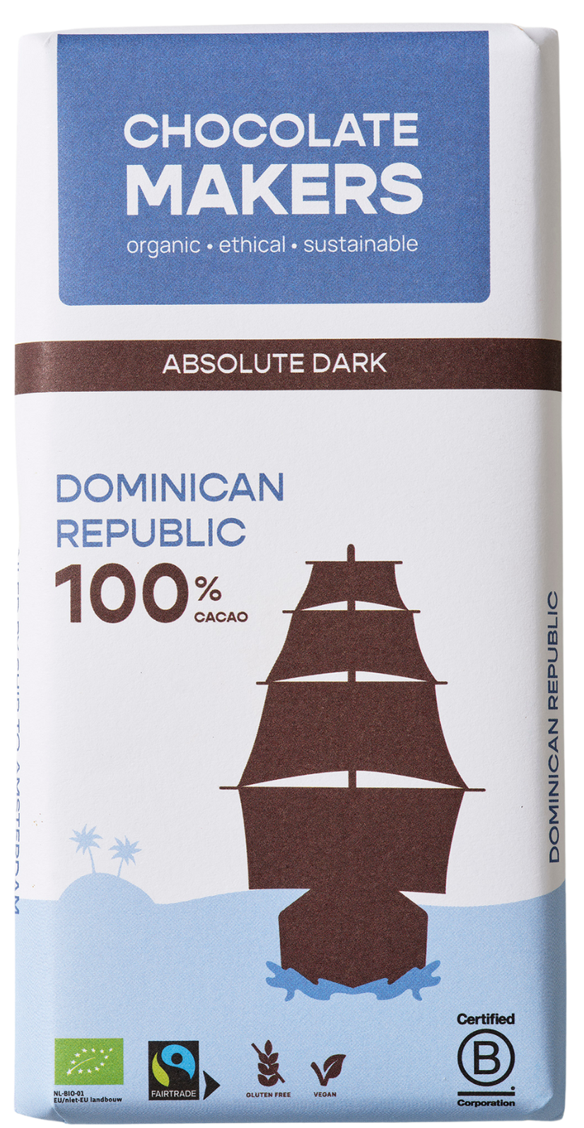 Dominicaanse Republiek 100% cacao | Pure chocolade