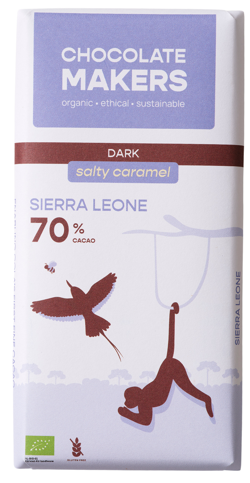 Sierra Leone 70% cacao | Pure chocolade met zoute karamel